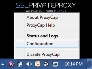 proxycap select configuration