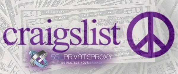 use private proxies to make money on cragslist