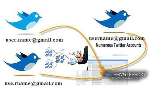 use twitter private proxies for multiple twitter accounts