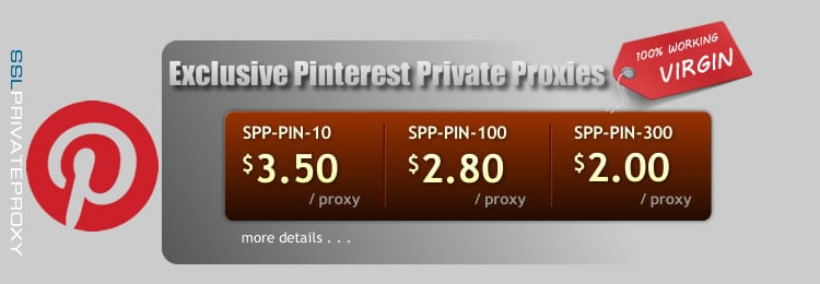 buy premium pinterest private proxies by ssl proxy