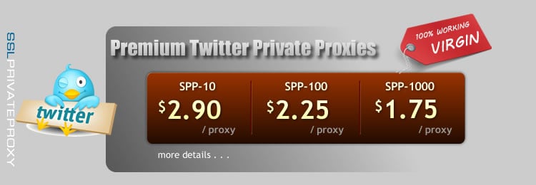 buy premium twitter private proxies by ssl proxy