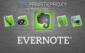 content creation using evernote and private proxies