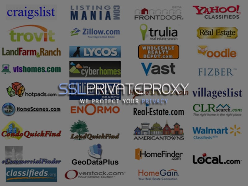 use private proxies for real estate websites